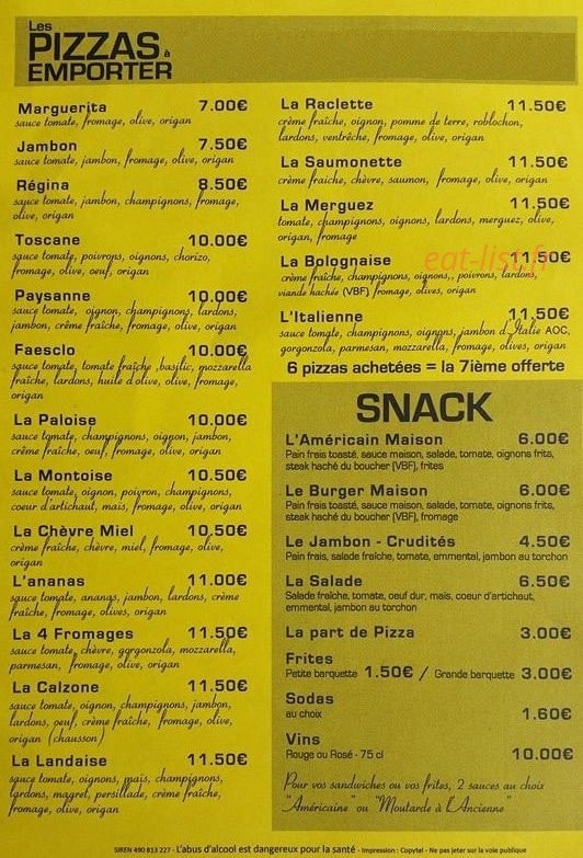 Les pizzas de chloé — carte page 2