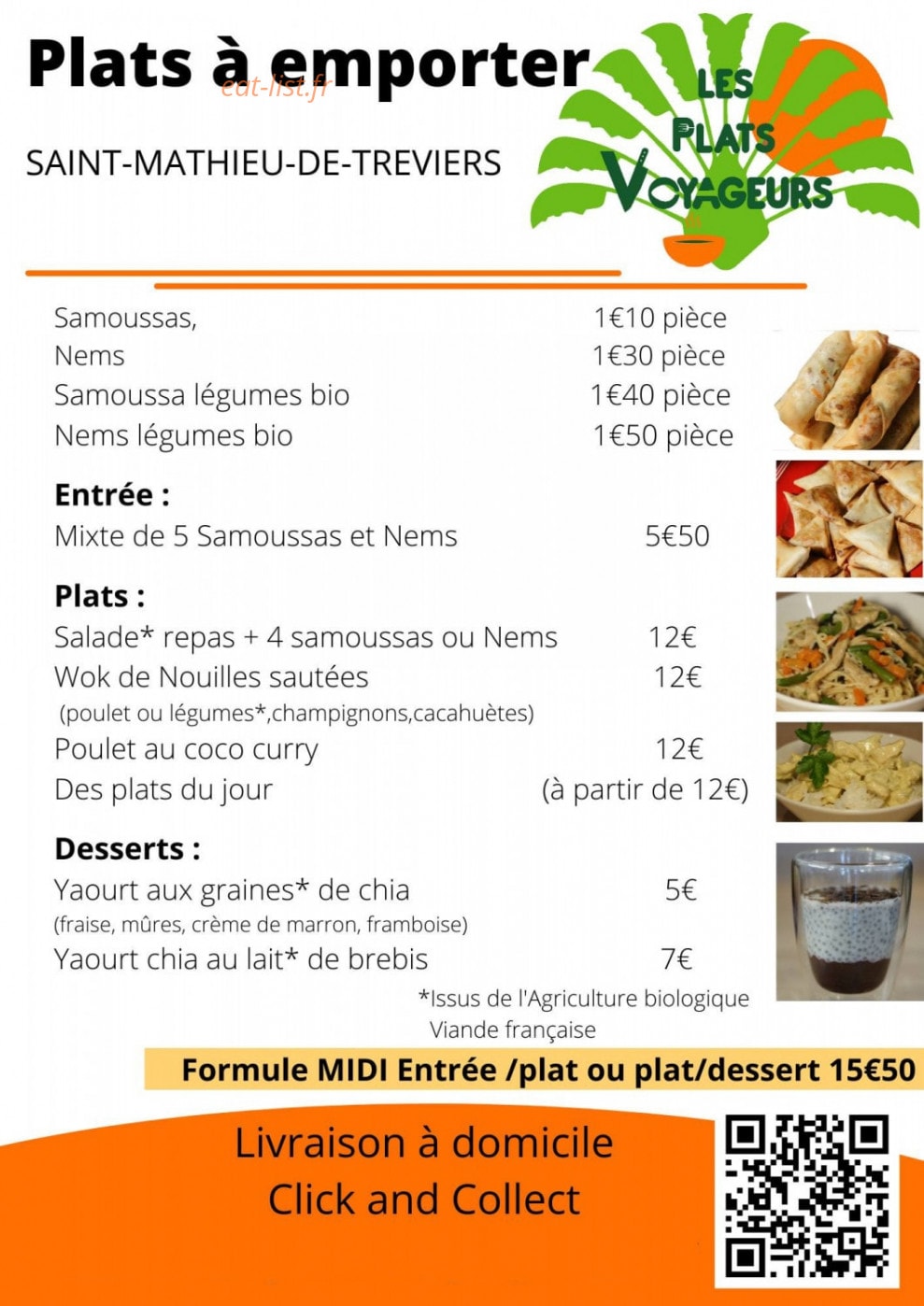 Les plats voyageurs — carte page 2