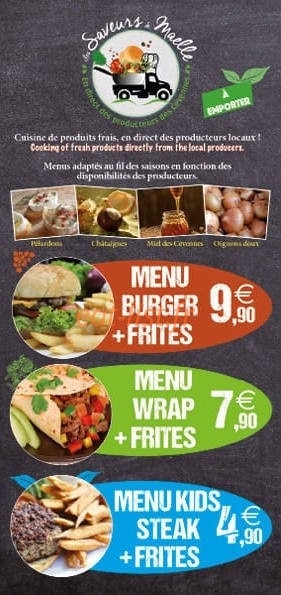 Les saveurs de maelle — carte page 1