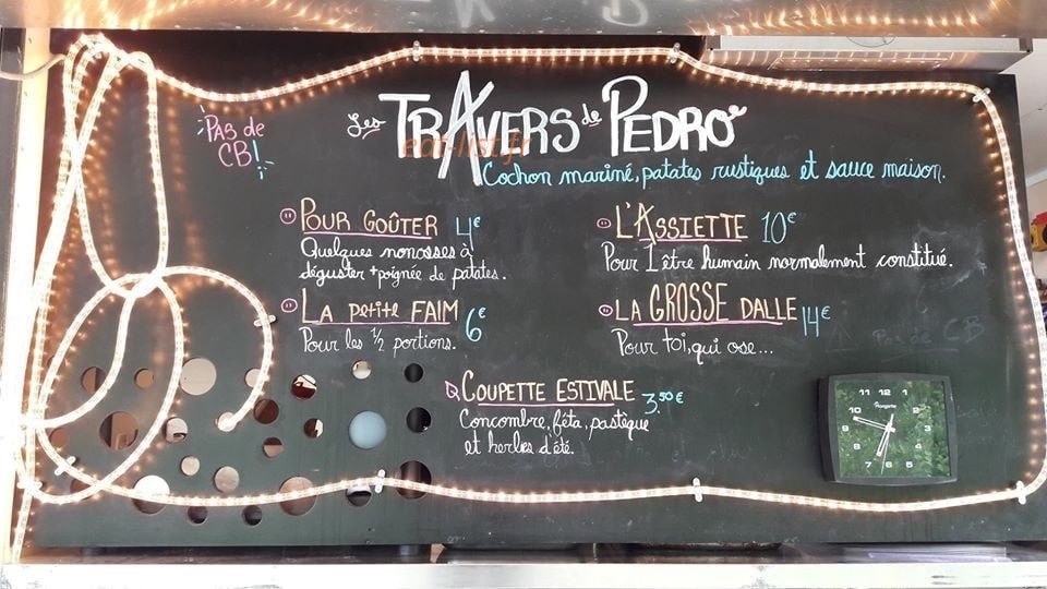 Les Travers de Pedro — carte page 1