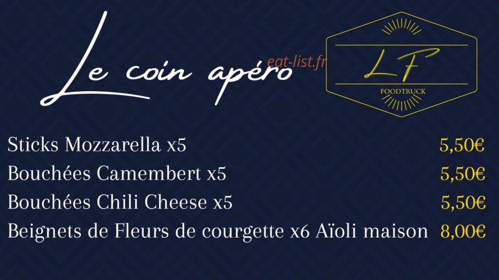 Lf foodtruck — carte page 2