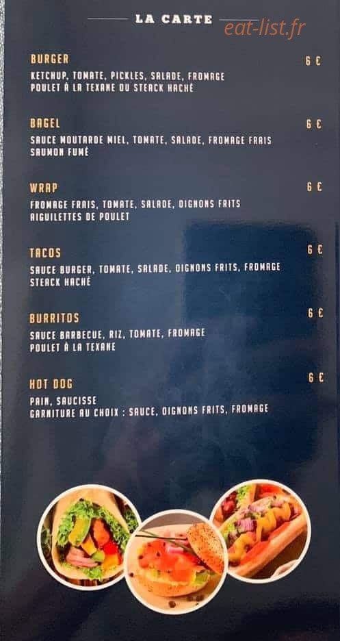 Lili's food — carte page 2