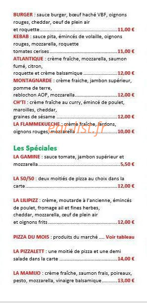 Lilli Pizz — carte page 2