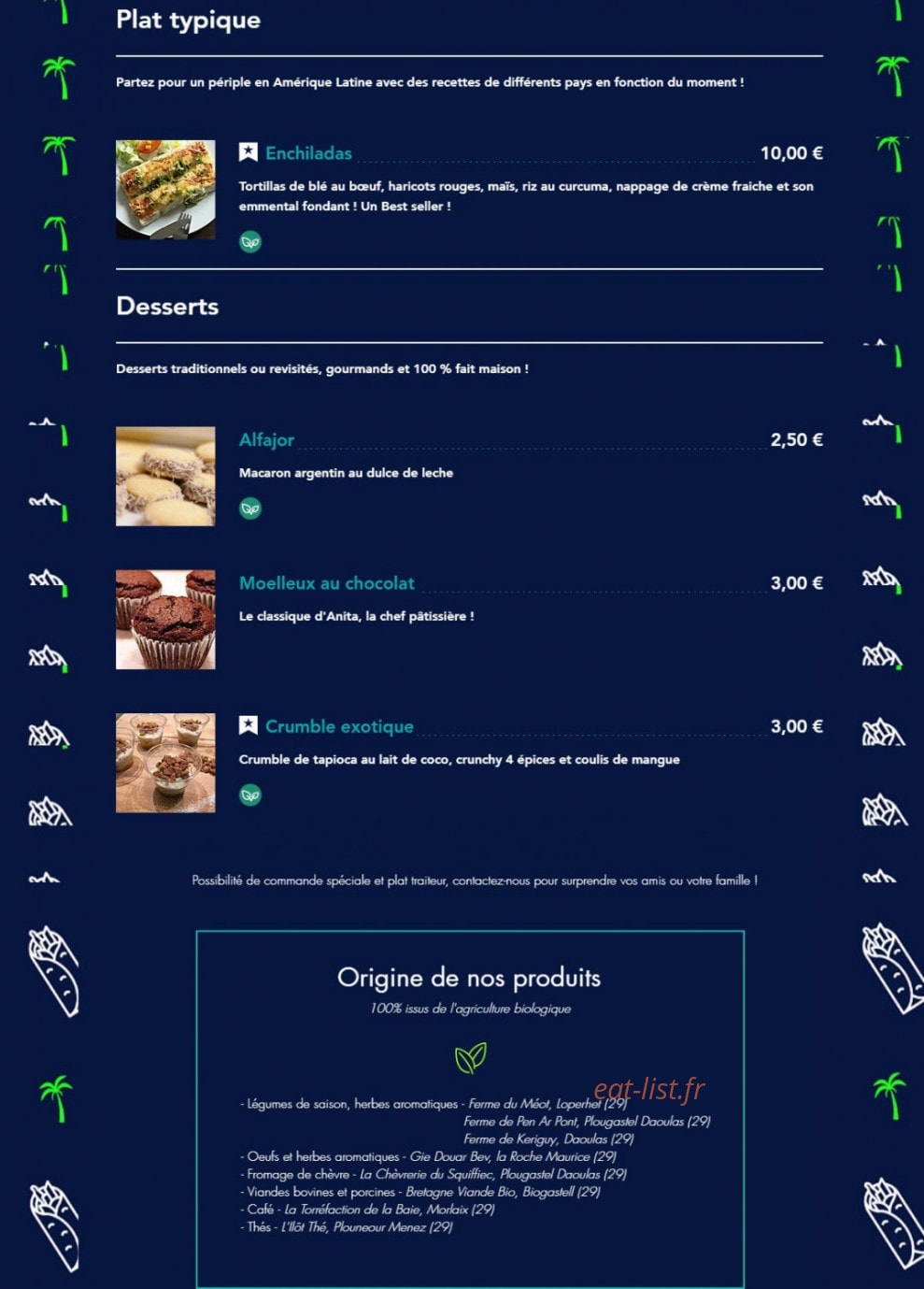 Listo Papito — carte page 2