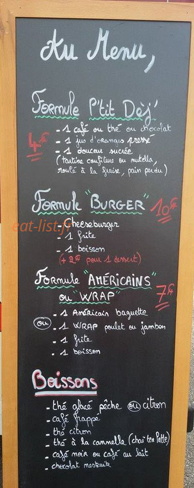 Little Miss Burger — carte page 2