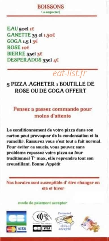 Little Pizza — carte page 6
