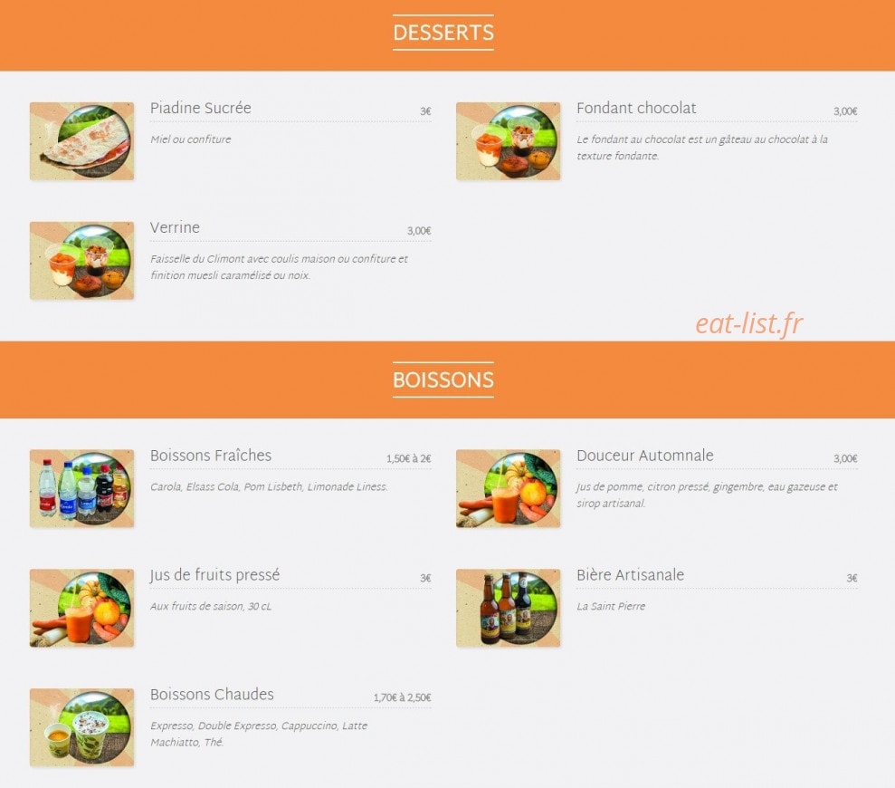Loca Dévore Food Truck — carte page 2