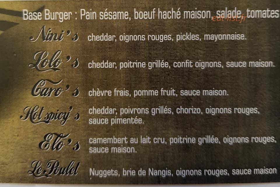 Lolo's Burger — carte page 2