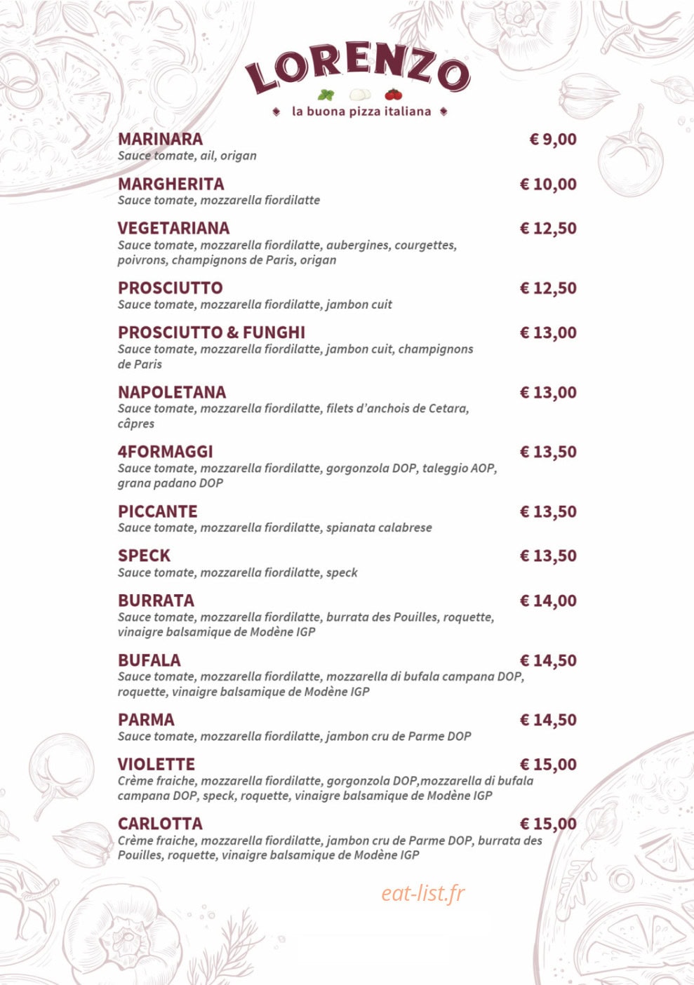 Lorenzo — carte page 1