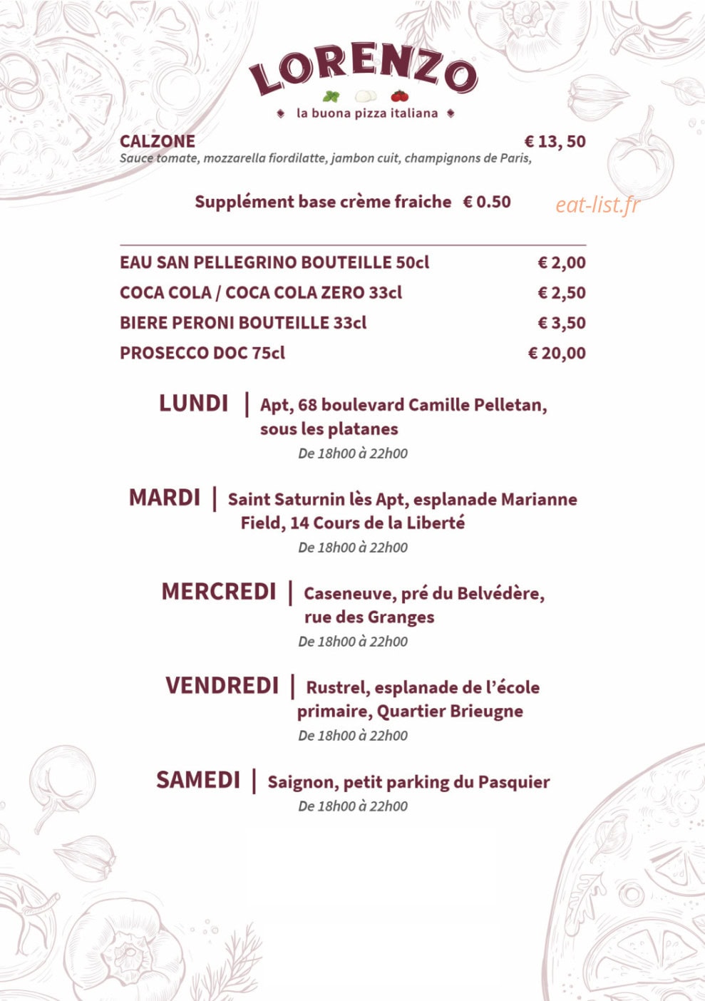 Lorenzo — carte page 2