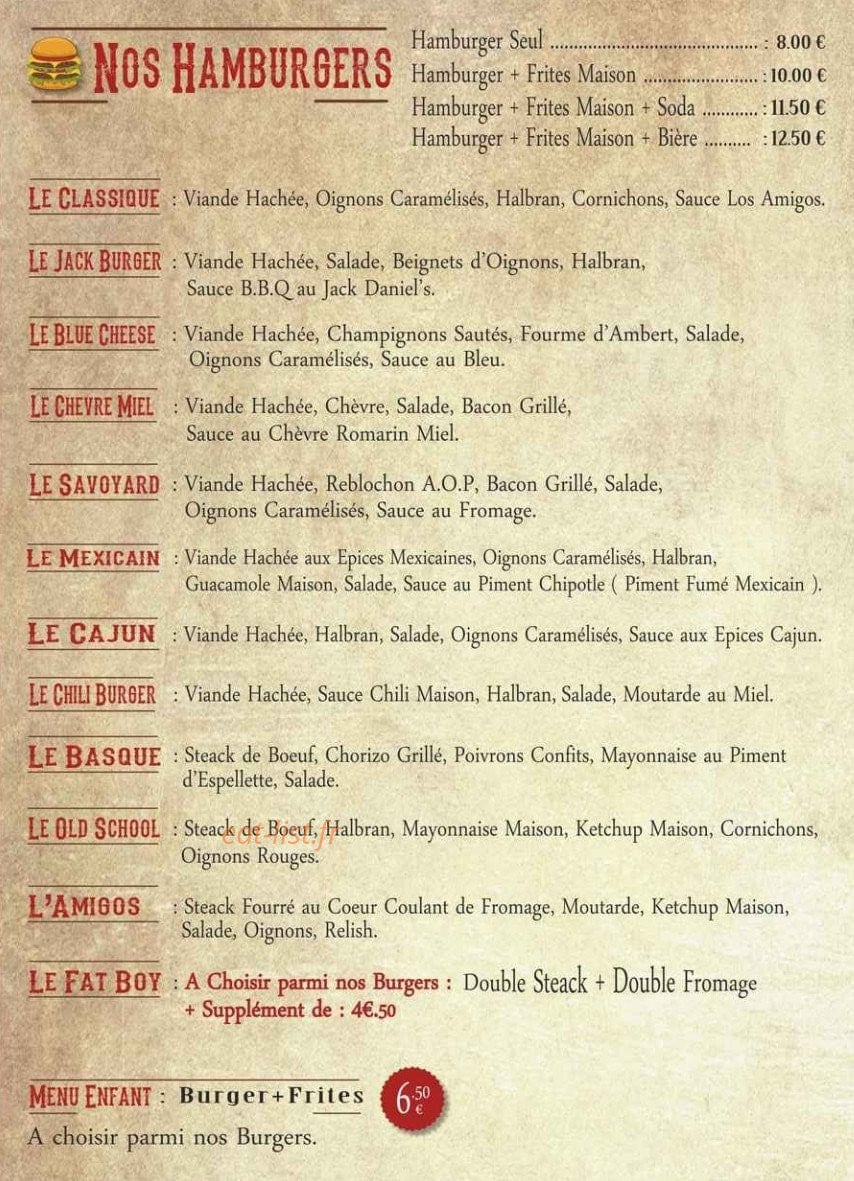 Los Amigos — carte page 2