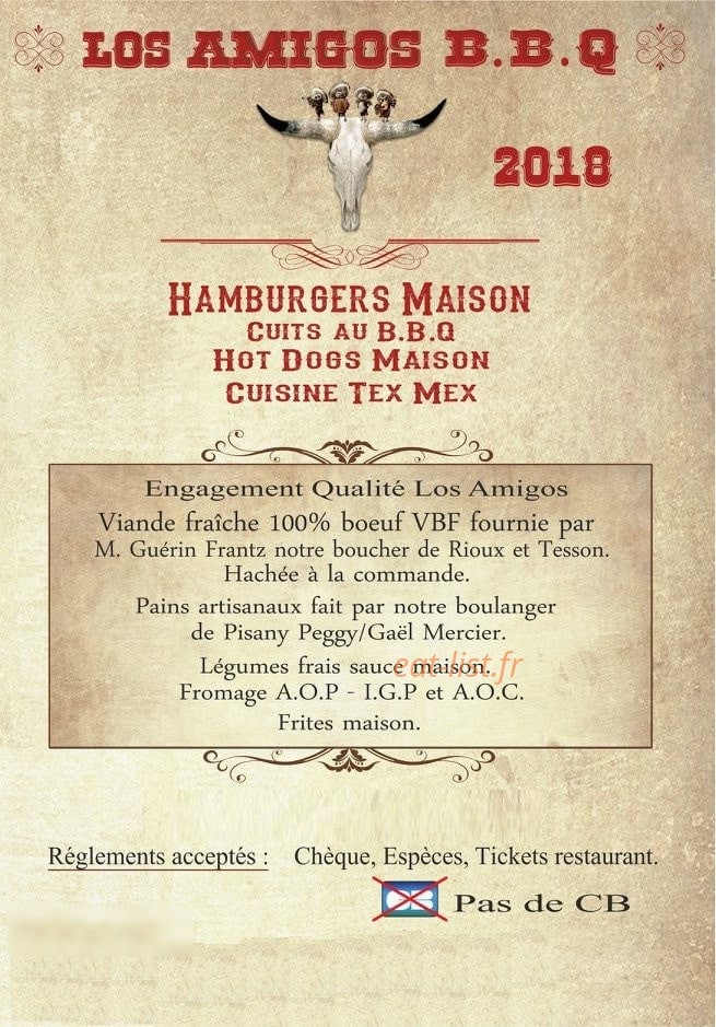Los Amigos — carte page 1