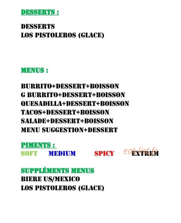 Los Amigos — carte page 2
