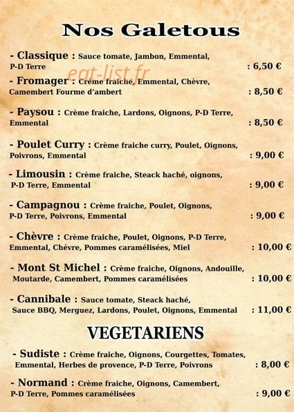 Lou Galetou — carte page 2
