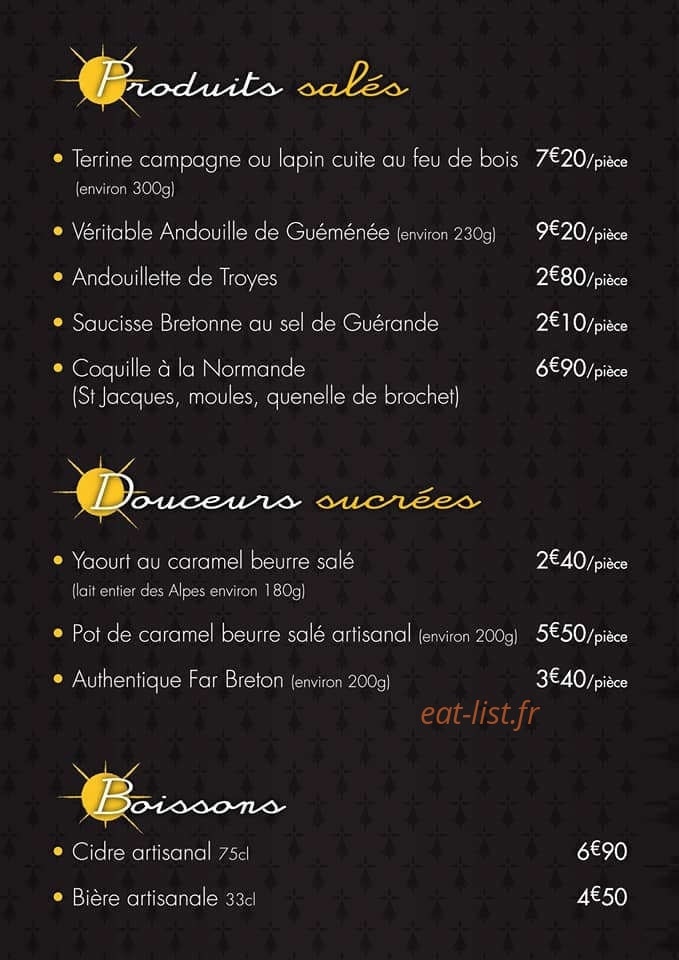 Lou Galette — carte page 3