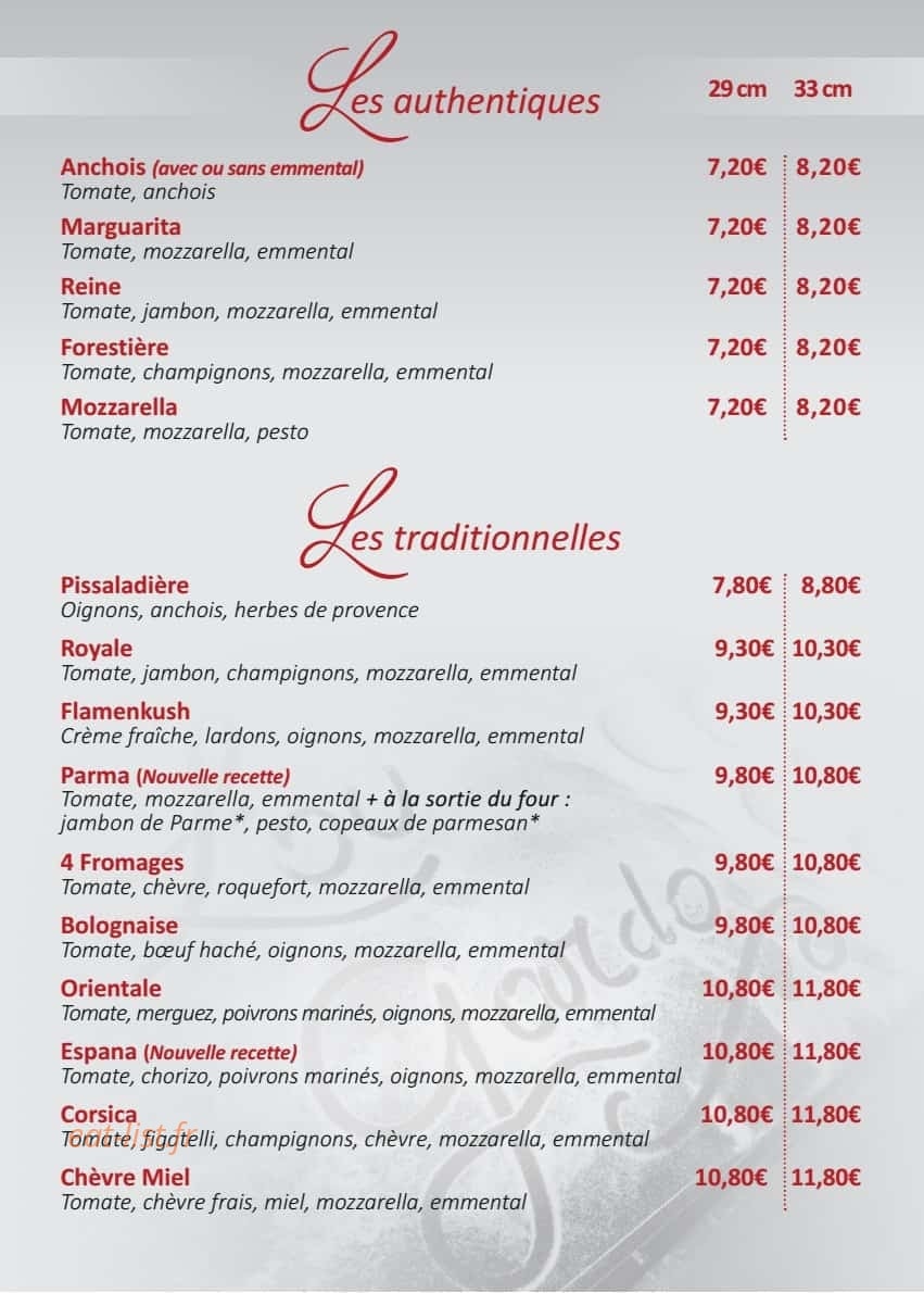 Lou Gardo — carte page 2