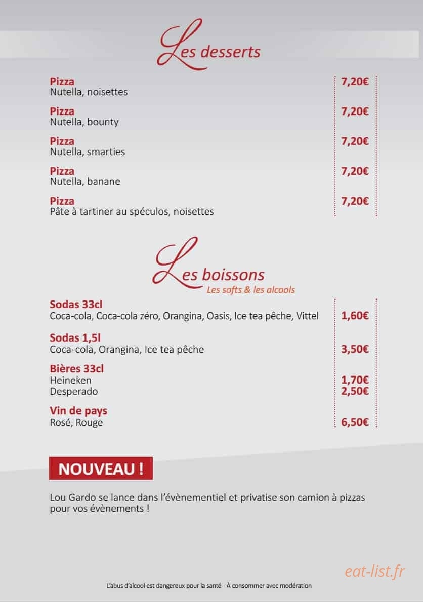 Lou Gardo — carte page 5