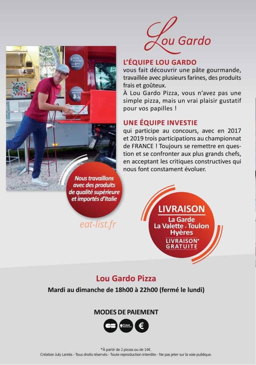 Lou Gardo — carte page 6