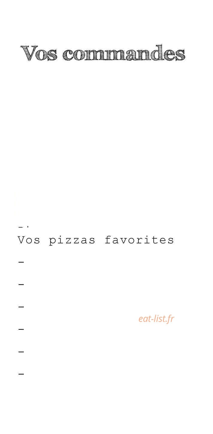 Louis la Pizza — carte page 5