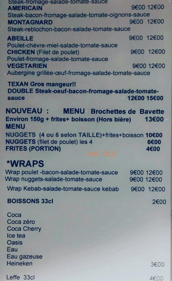 Luigi Burger — carte page 1