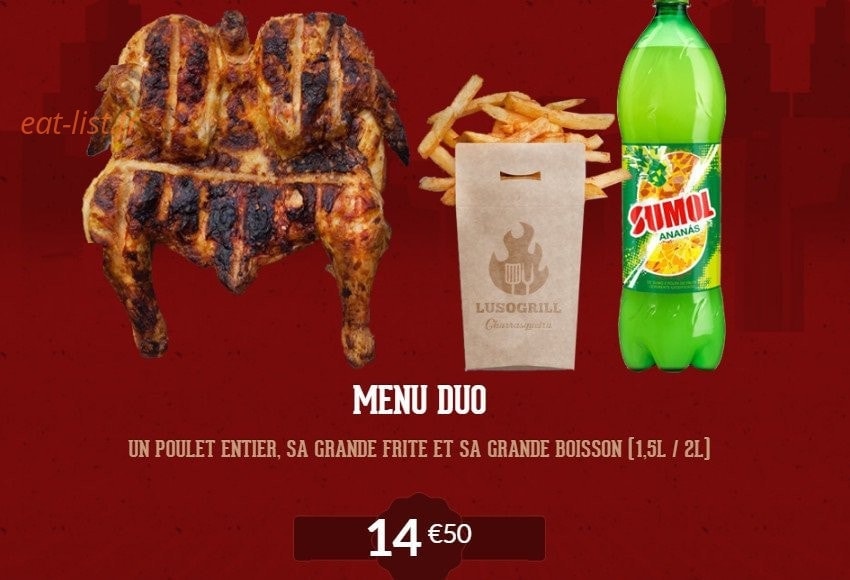 Lusogrill Churrasqueira — carte page 2