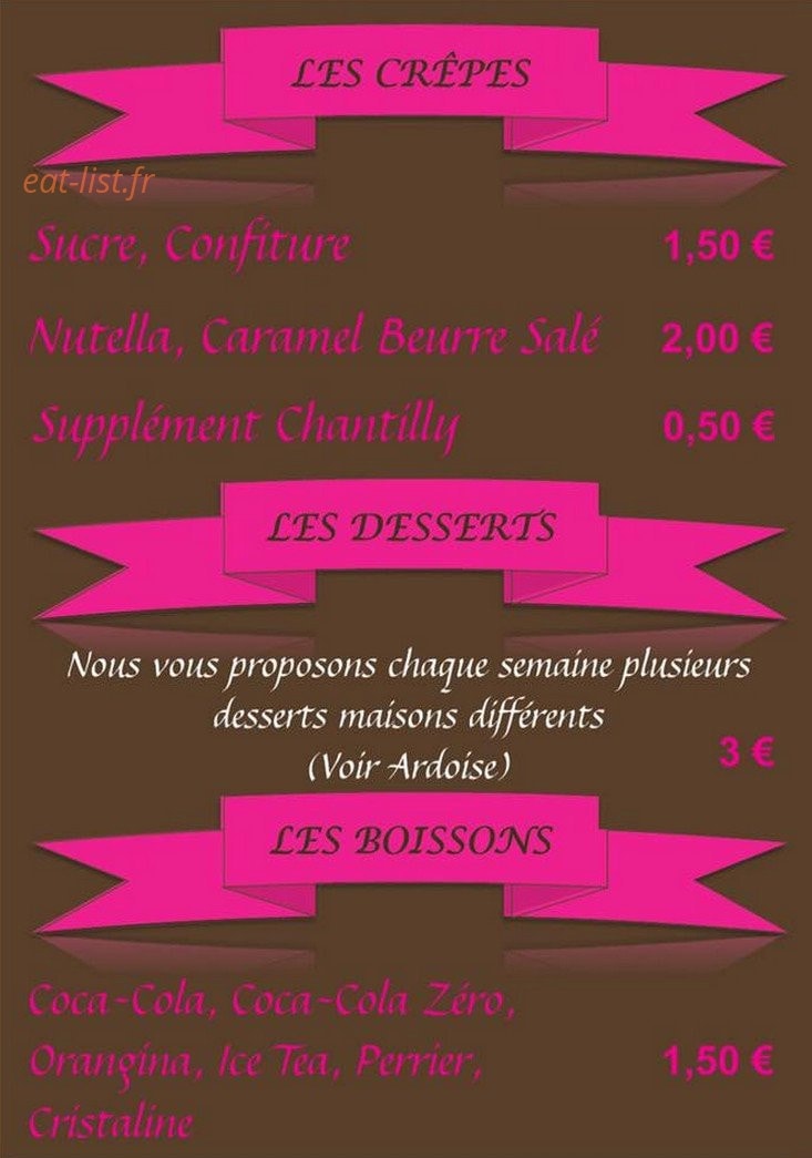 M&B Food Truck — carte page 4