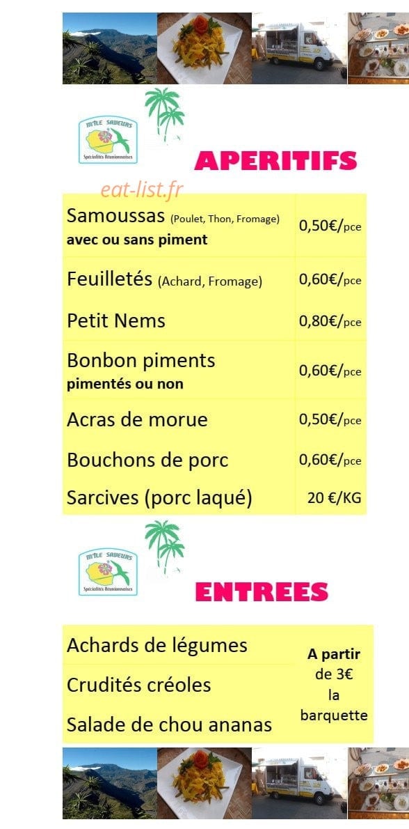 M'île Saveurs — carte page 2