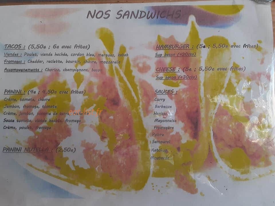 M J Pizza — carte page 2