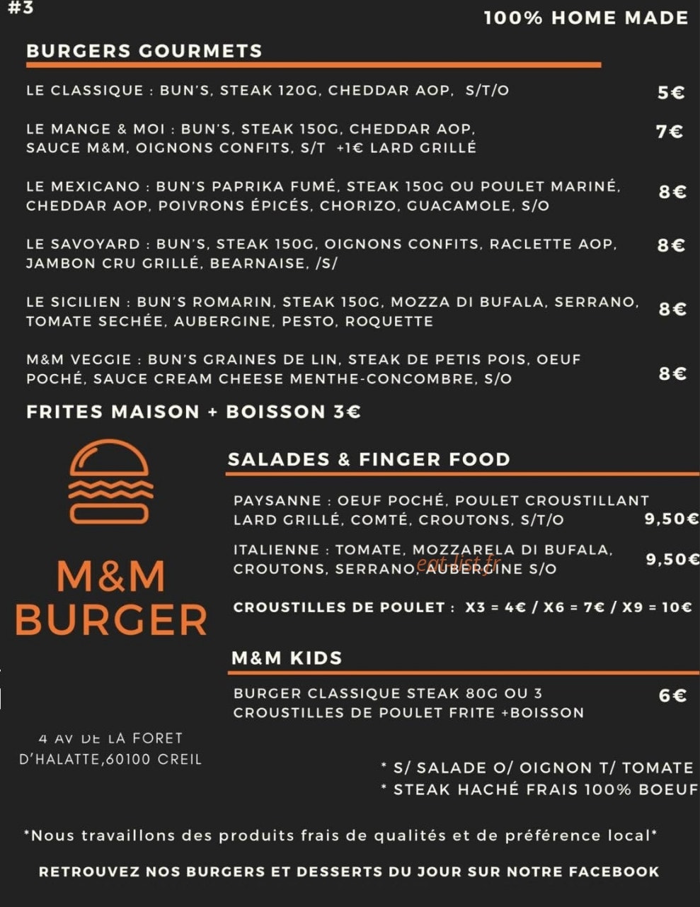 M&M — carte page 1