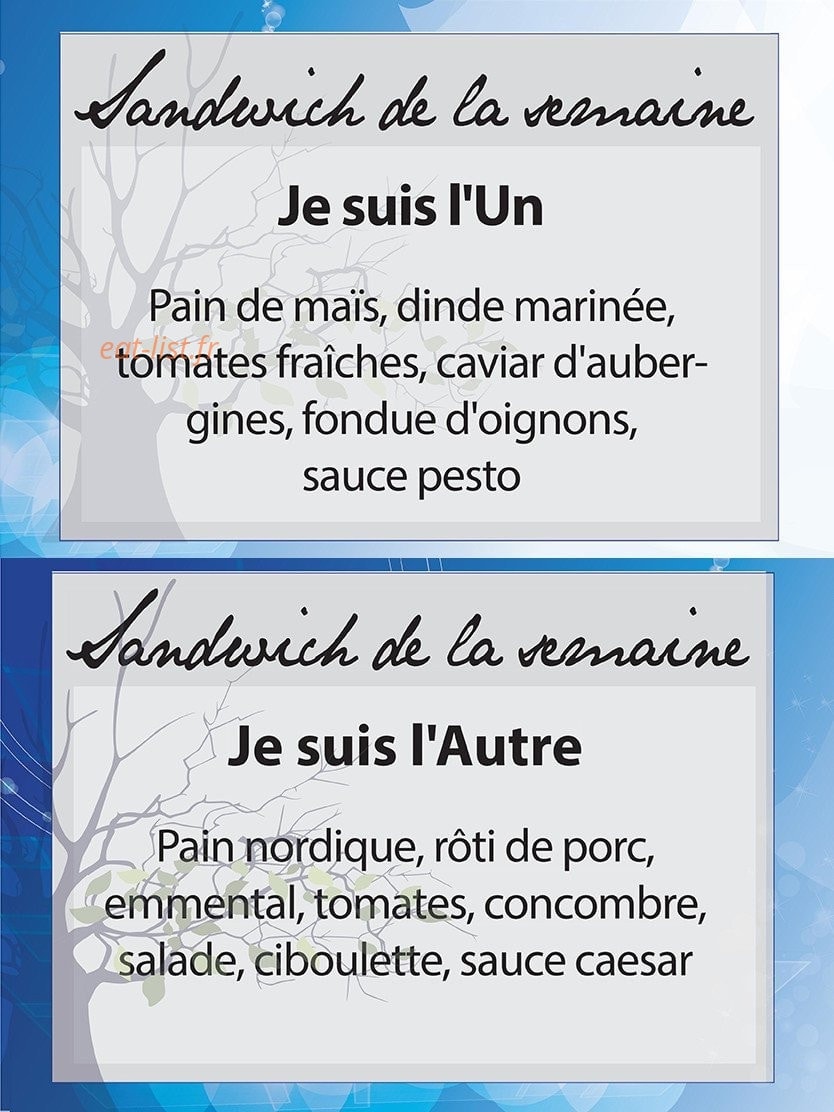 Ma Cuisine Bleue — carte page 3