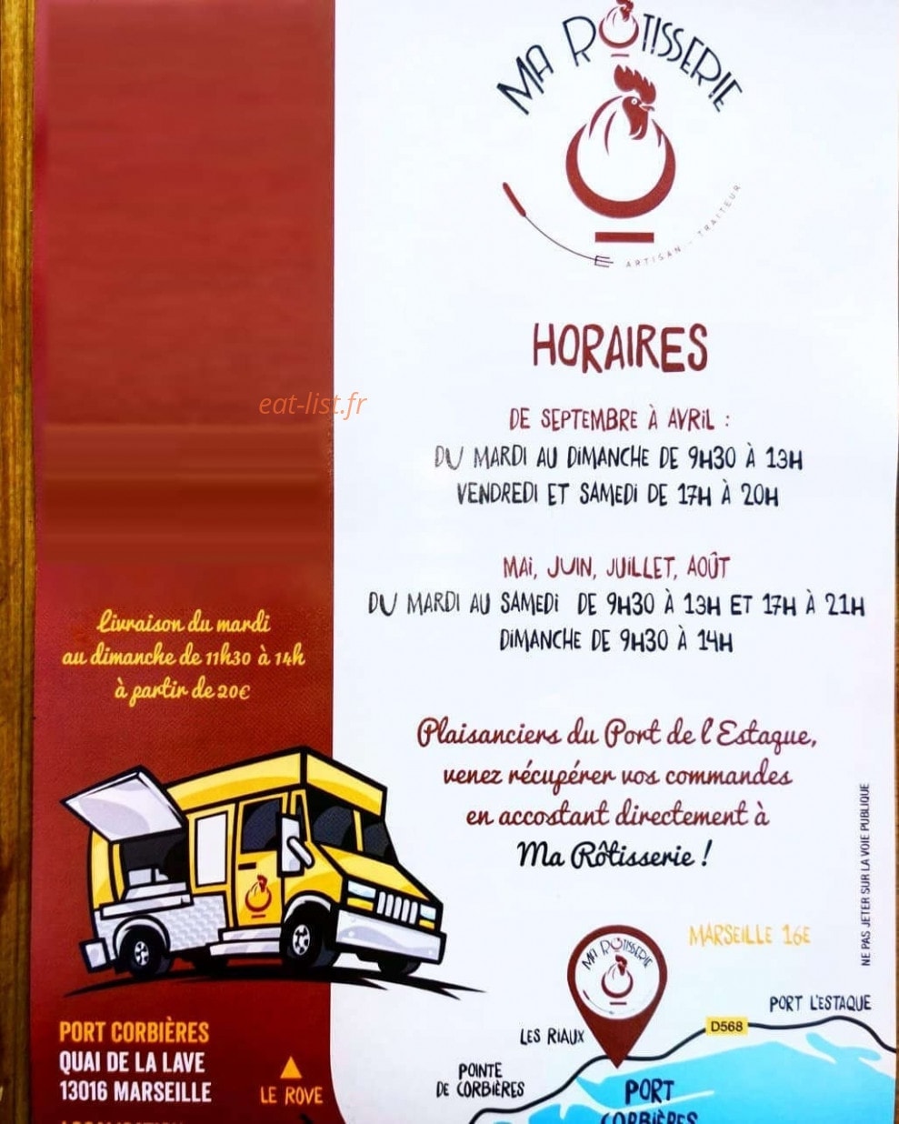 Ma Rôtisserie — carte page 2