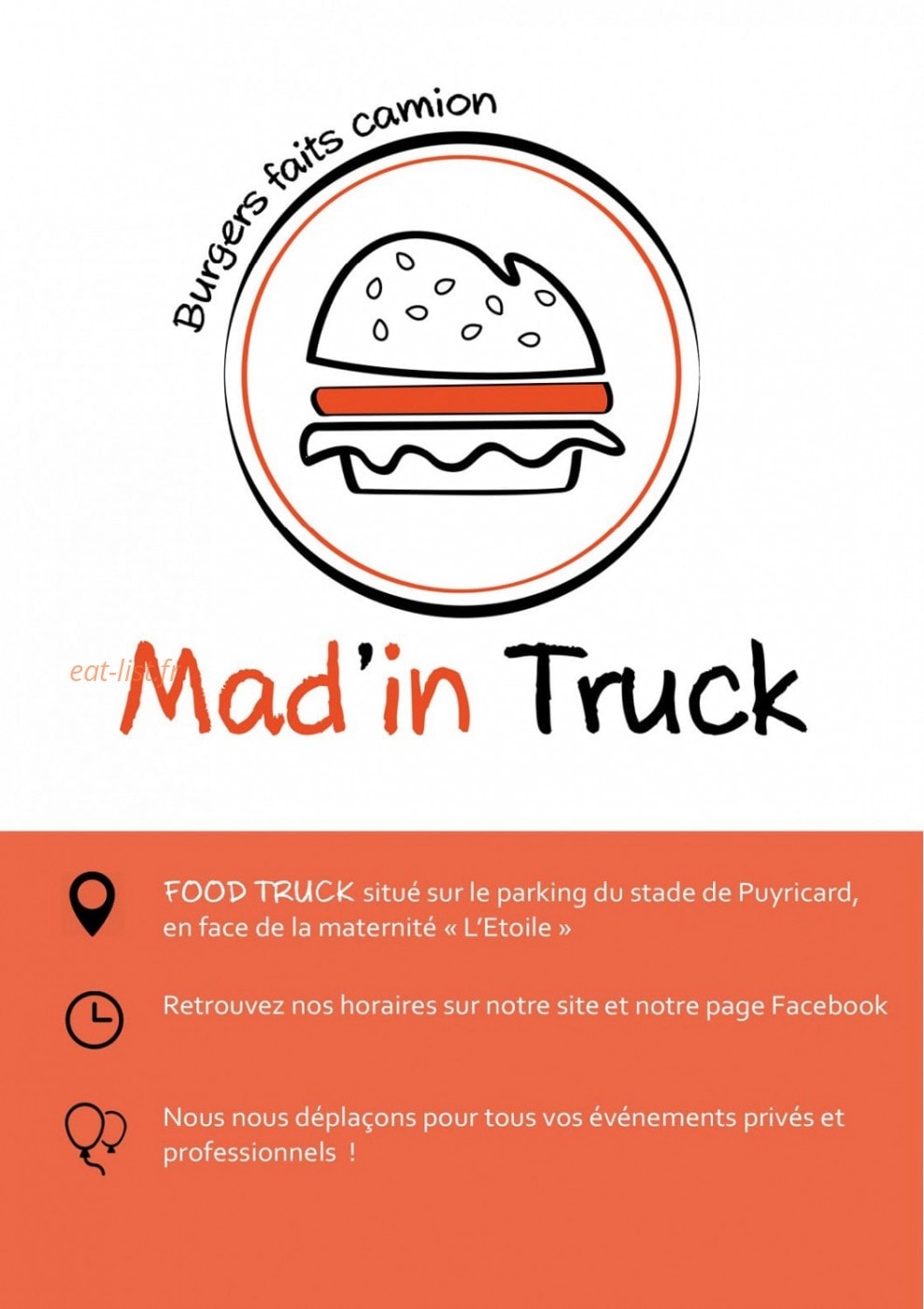 Mad'in Truck — carte page 1