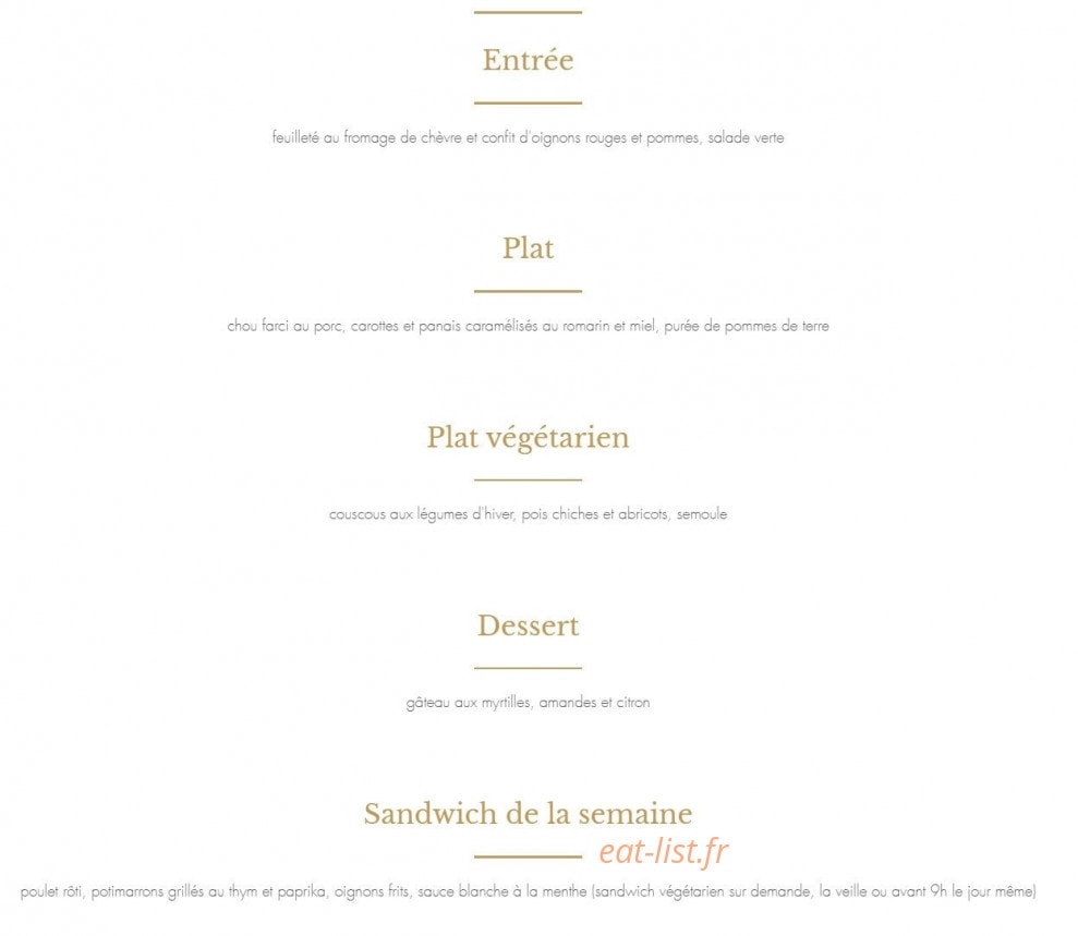 Madame En Route — carte page 1