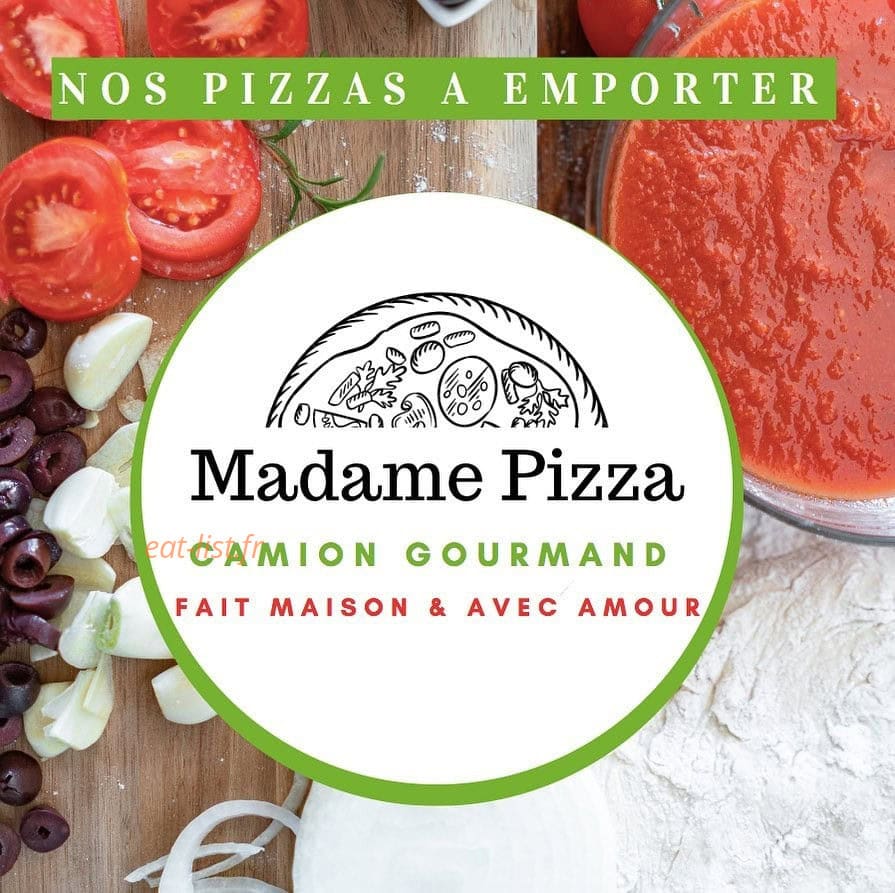 Madame Pizza 82 — carte page 1