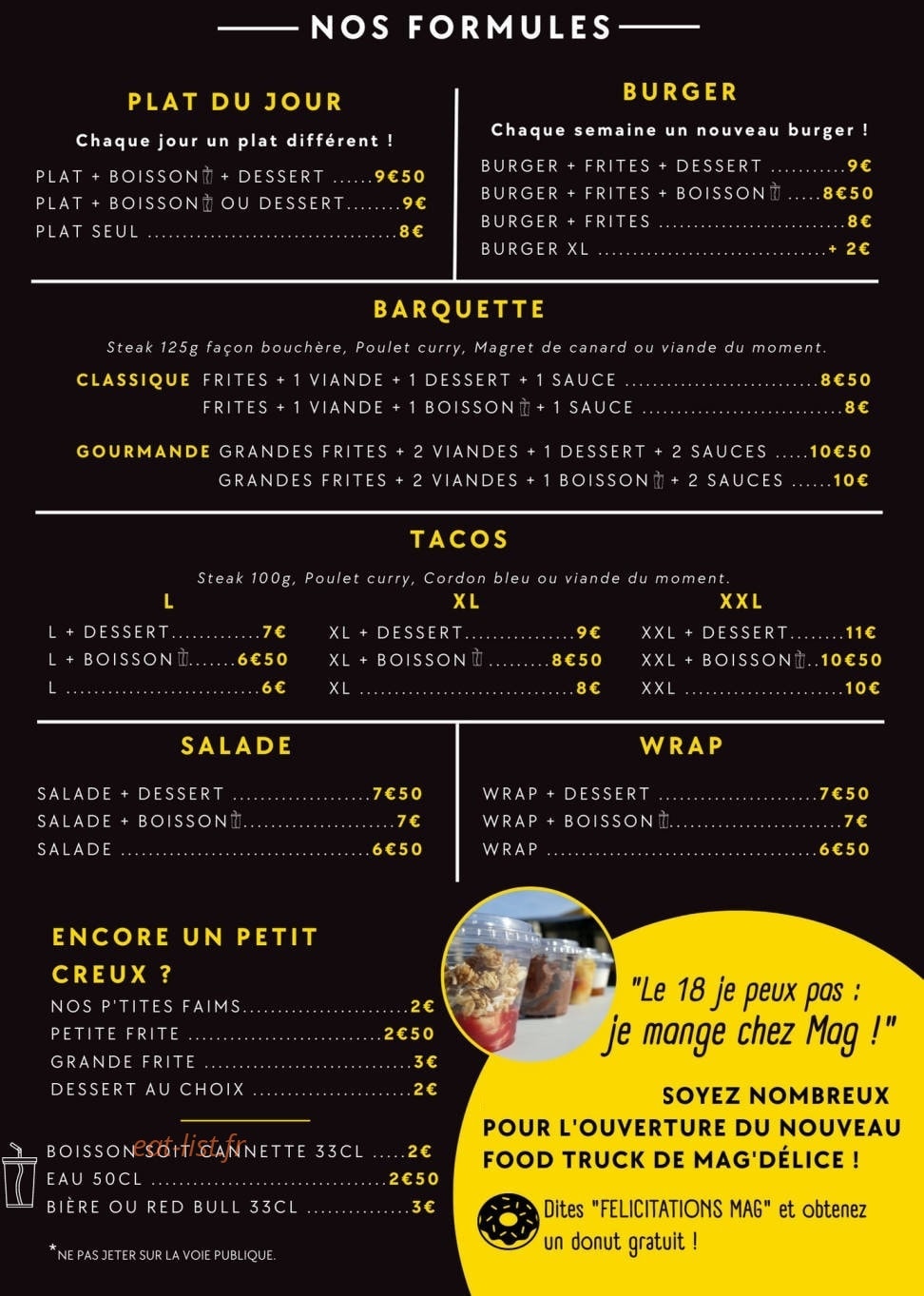 Mag Delice — carte page 2