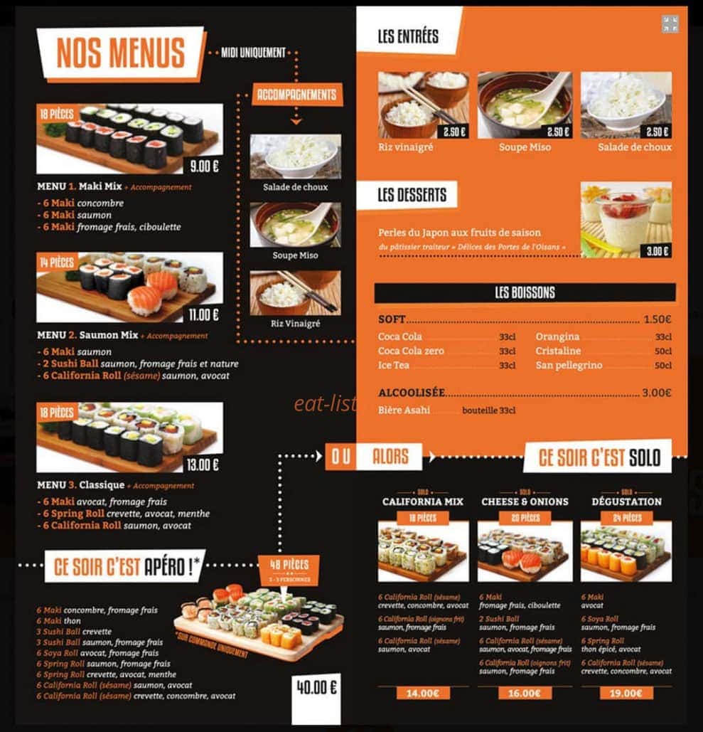 Maki & co — carte page 1