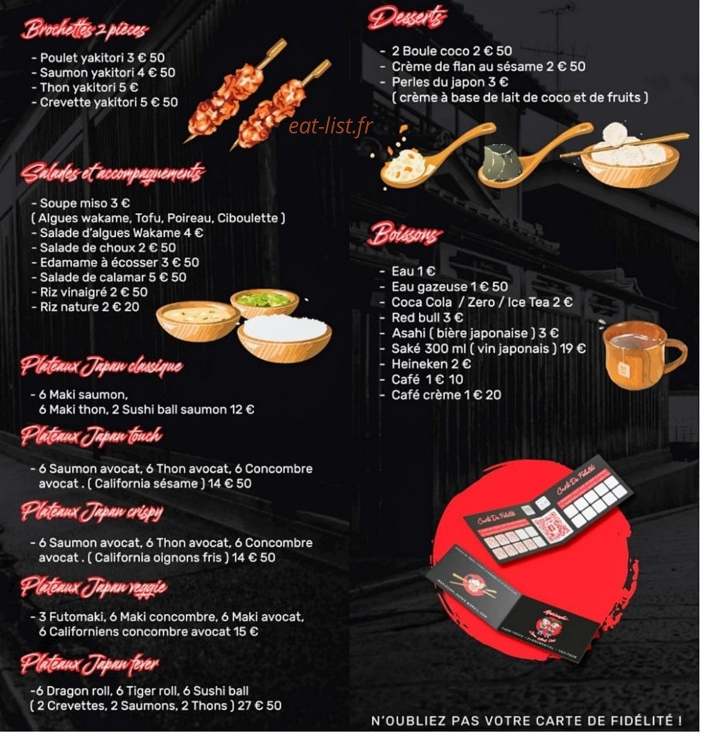 Makizushi Japan — carte page 3