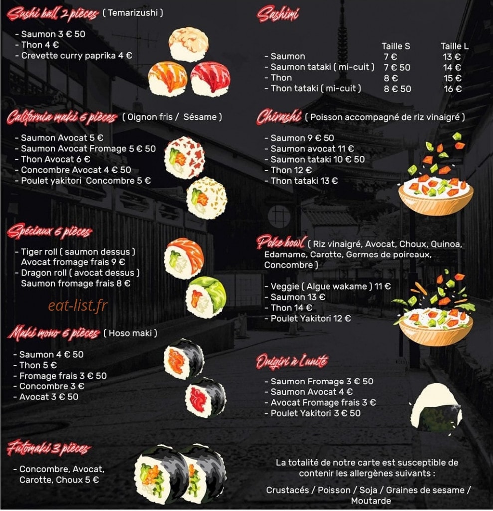 Makizushi Japan — carte page 2