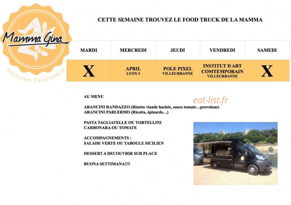 Mamma Gina — carte page 1