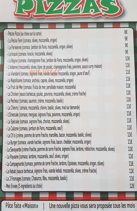 Mano pizza — carte page 1