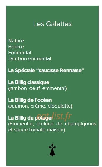 Mary Billig — carte page 1