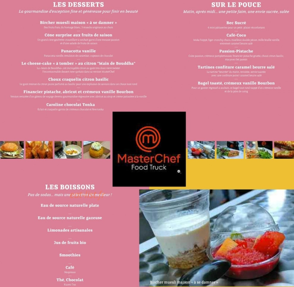 Masterchef — carte page 4
