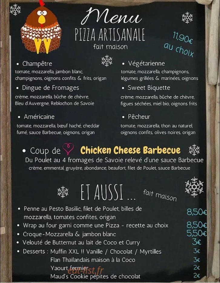Maud's — carte page 1