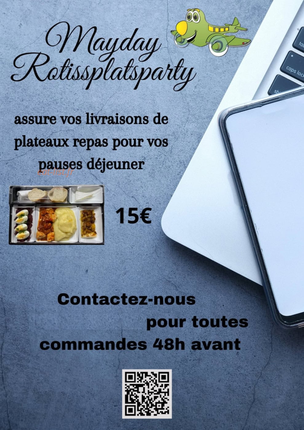 Mayday RotissPlatsParty — carte page 3