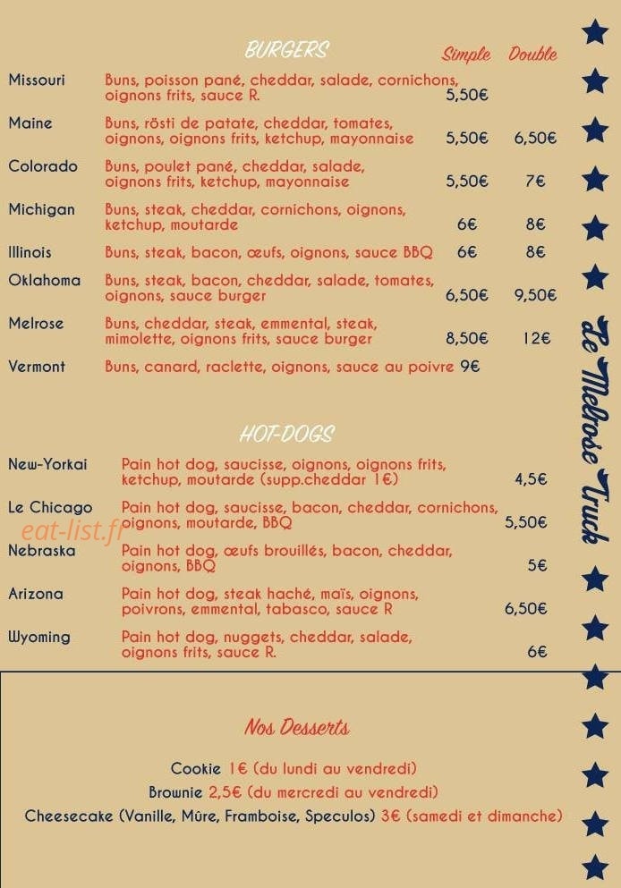 Melrose Truck — carte page 3