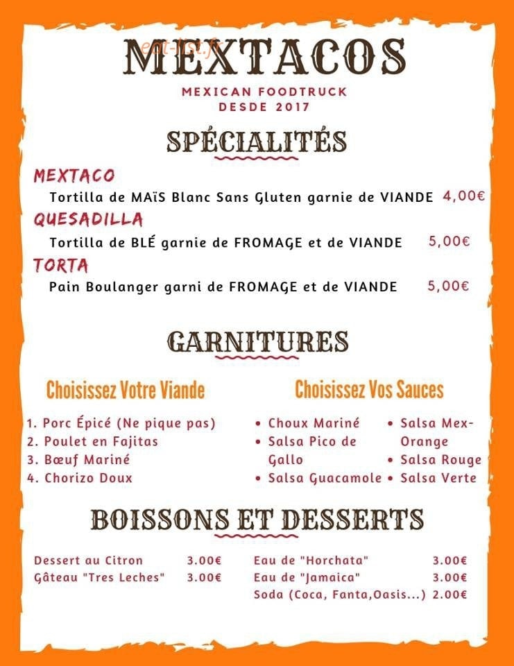 Mexicains — carte page 1