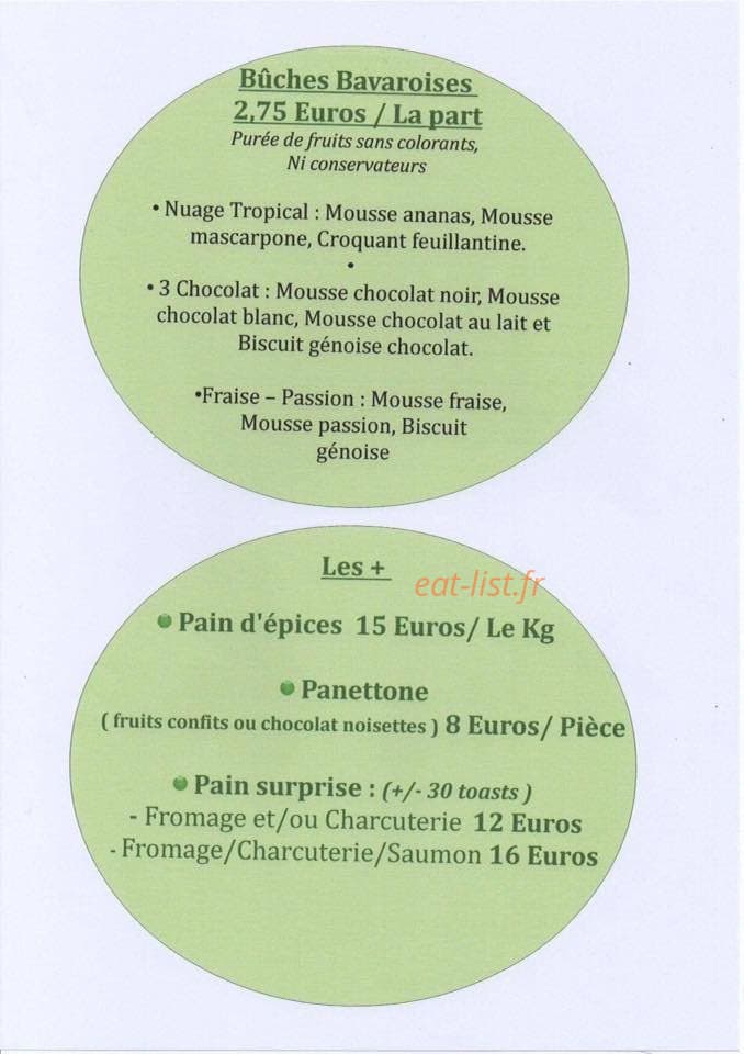 Mia Pizzas — carte page 4