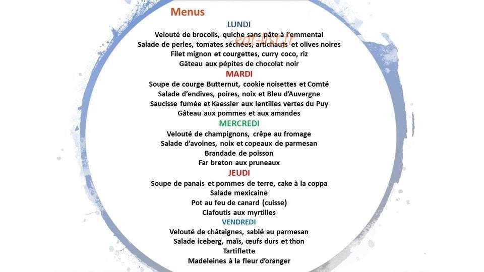 Miam Dame Elo — carte page 1