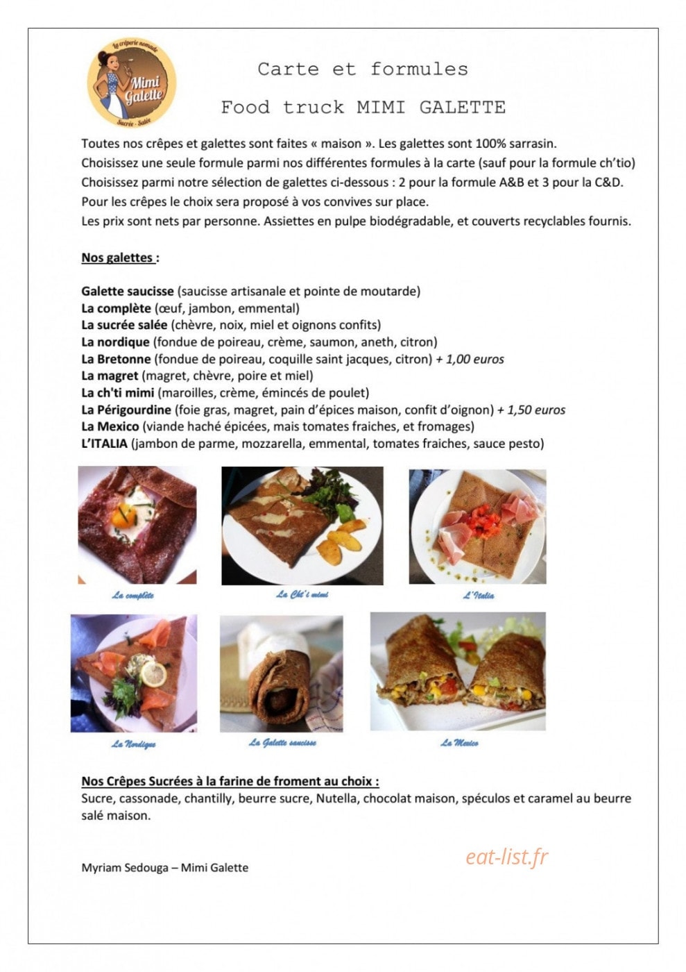 Mimi Galette — carte page 1