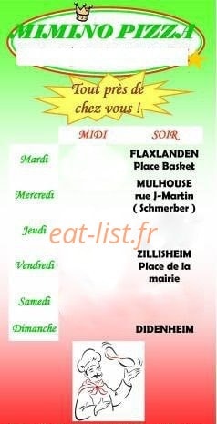 Mimino Pizza — carte page 2